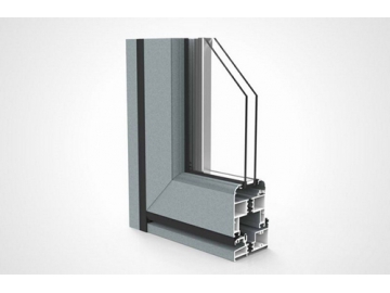 Aluminiowe drzwi harmonijkowe, GDM80A