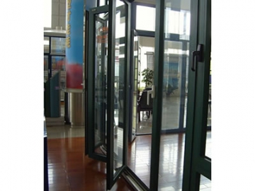 Aluminiowe drzwi składane