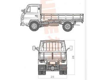 Dropside Truck, FK6-100T
