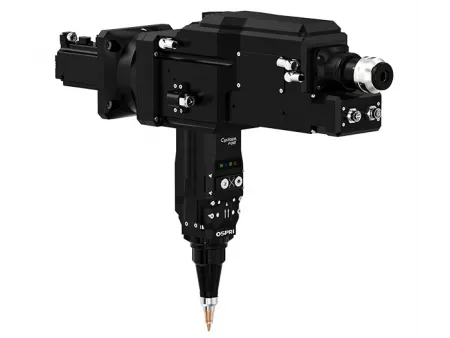 Laserowa głowica tnąca fiber 8 kW do ukosowania (jednowahadłowa głowica kątowa)